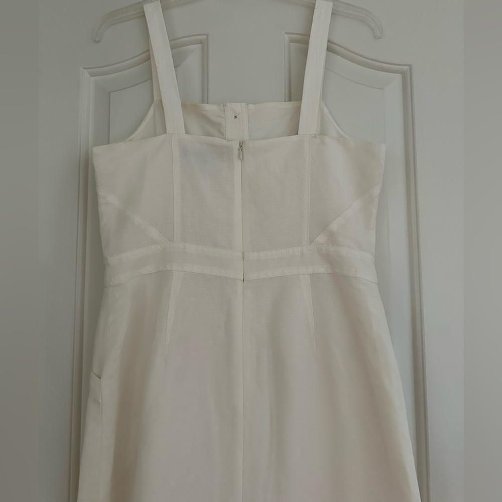 Banana Republic Cream sleeveless Button-Down Dress - Picture 6 of 6